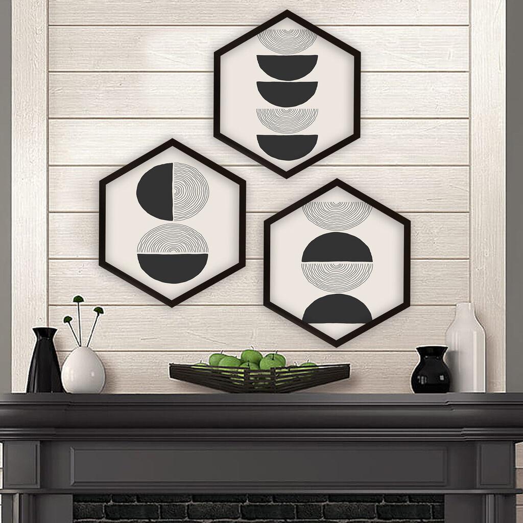 Wallity врамена слика 6GEN17986, 35x35 см, 3 дела