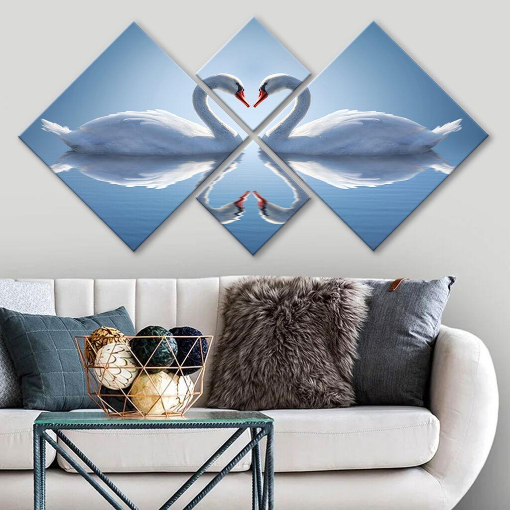 Слика Wallity 4MDF188619359, 60x115 см, 4 дела