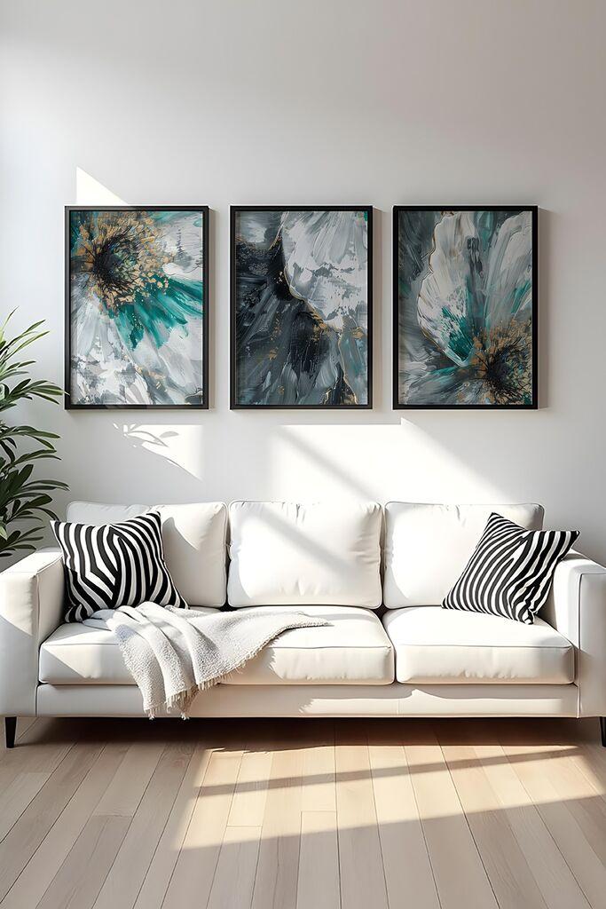 Слика во рамка Wallity Huhu472S, 20x30 см, 3 дела