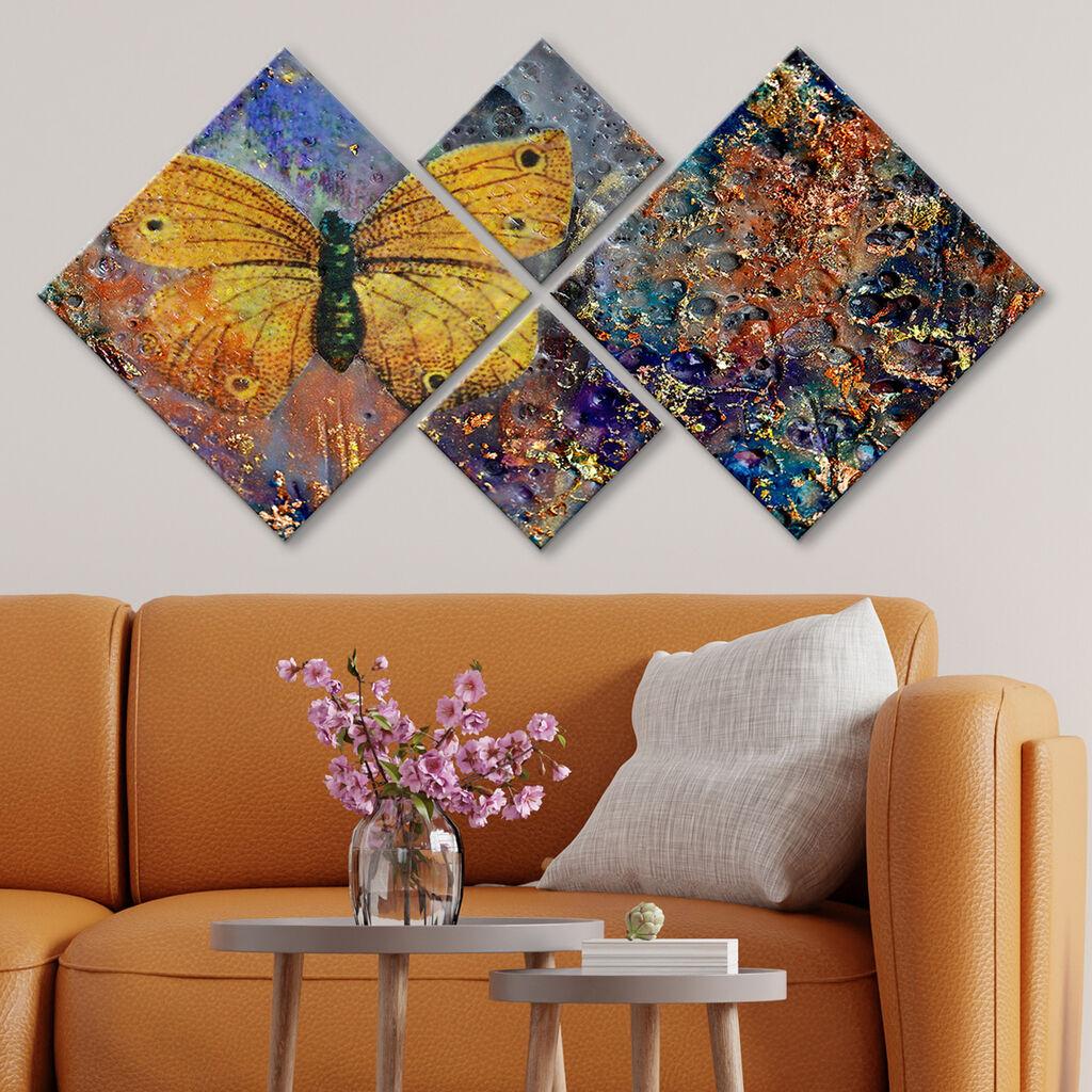 Слика Wallity 4MDF132235475, 60x115 см, 4 дела