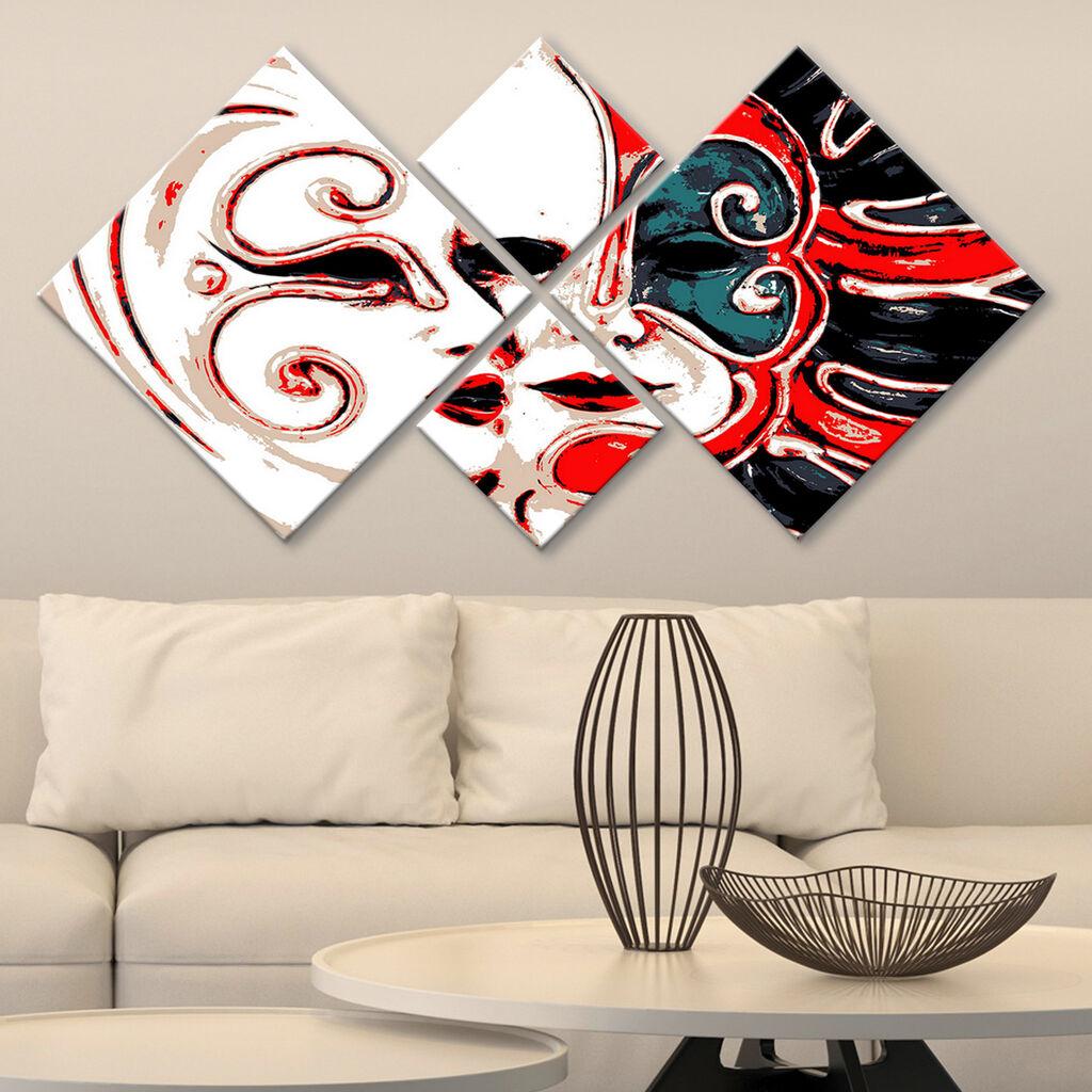 Слика Wallity 4MDF4982673, 60x115 см, 4 дела