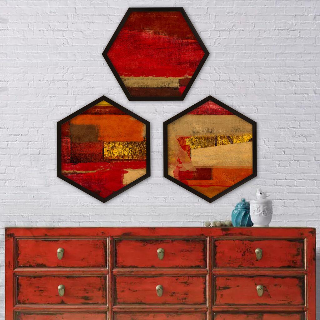 Wallity врамена слика 6GEN217101, 35x35 см, 3 дела