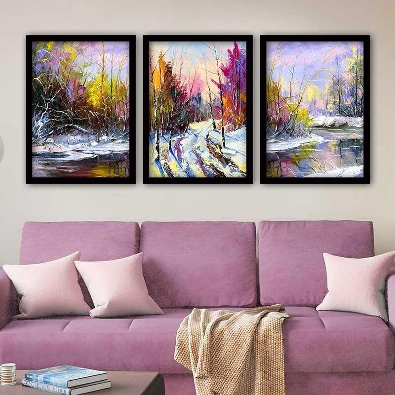 Слика во рамка Wallity 3SC_6541785_5575, 55x75 см, 3 дела