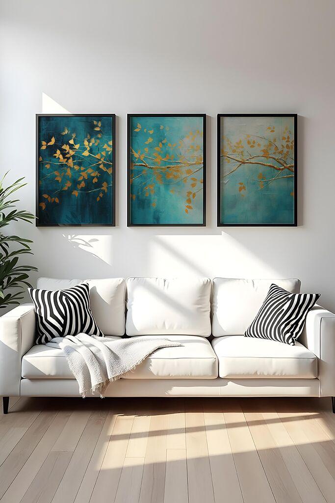 Слика во рамка Wallity Huhu485S, 20x30 см, 3 дела