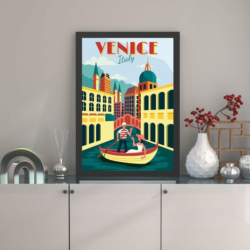 Валити врамена слика Венеција, 35x45 см