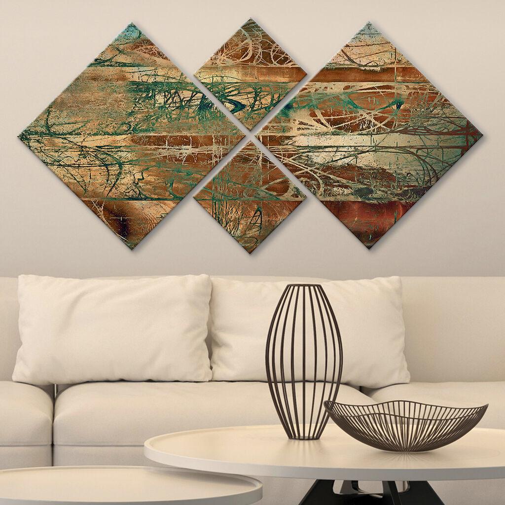 Слика Wallity 4MDF741797314, 60x115 см, 4 дела