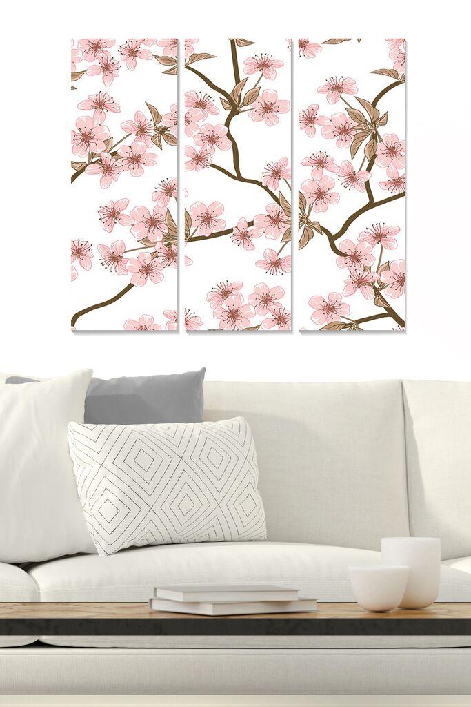 Wallity слика MDF10303222, 70x50 см, 3 дела