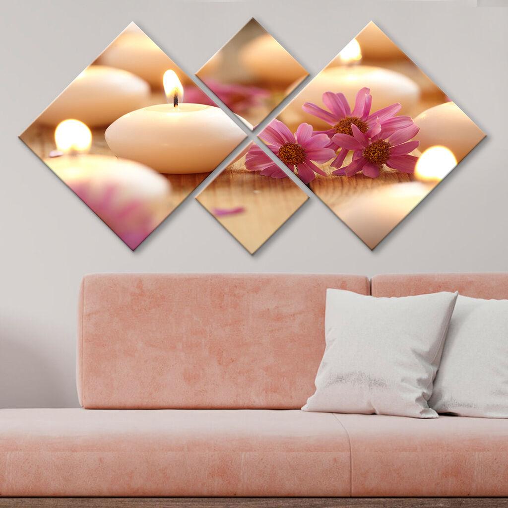 Слика Wallity 4MDF125276414, 60x115 см, 4 дела