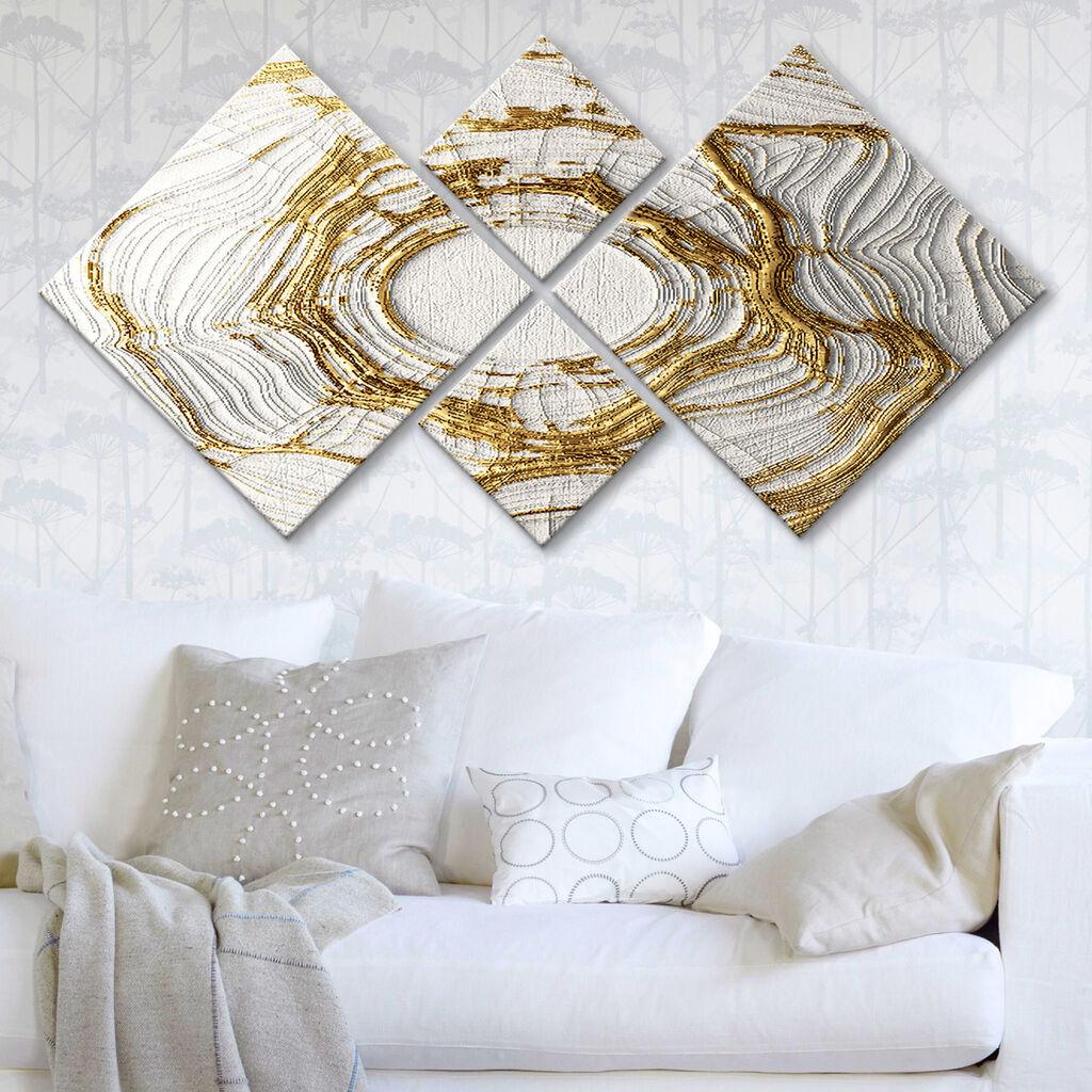 Слика Wallity 4MDF701346946, 60x115 см, 4 дела