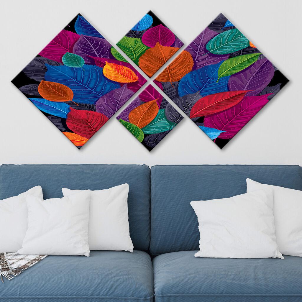 Слика Wallity 4MDF79077301, 60x115 см, 4 дела