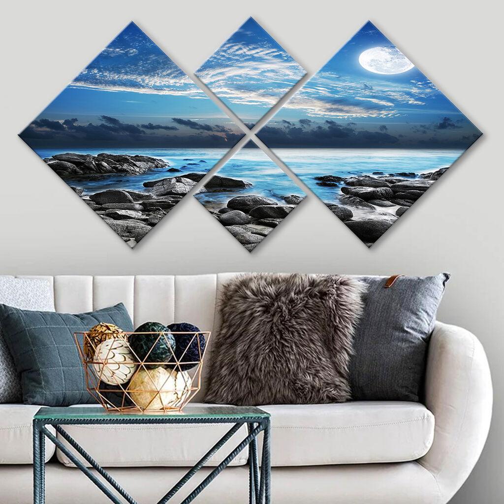 Слика Wallity 4MDF82984504, 60x115 см, 4 дела