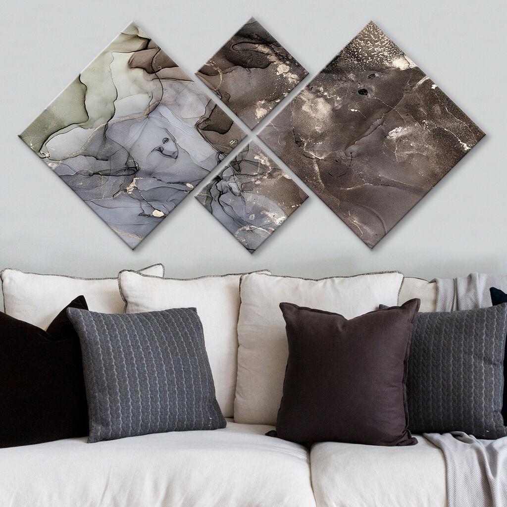 Слика Wallity 4MDF1652792035, 60x115 см, 4 дела