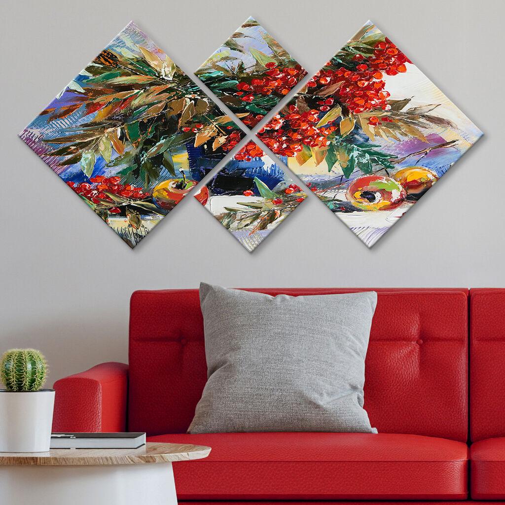 Слика Wallity 4MDF8014237, 60x115 см, 4 дела