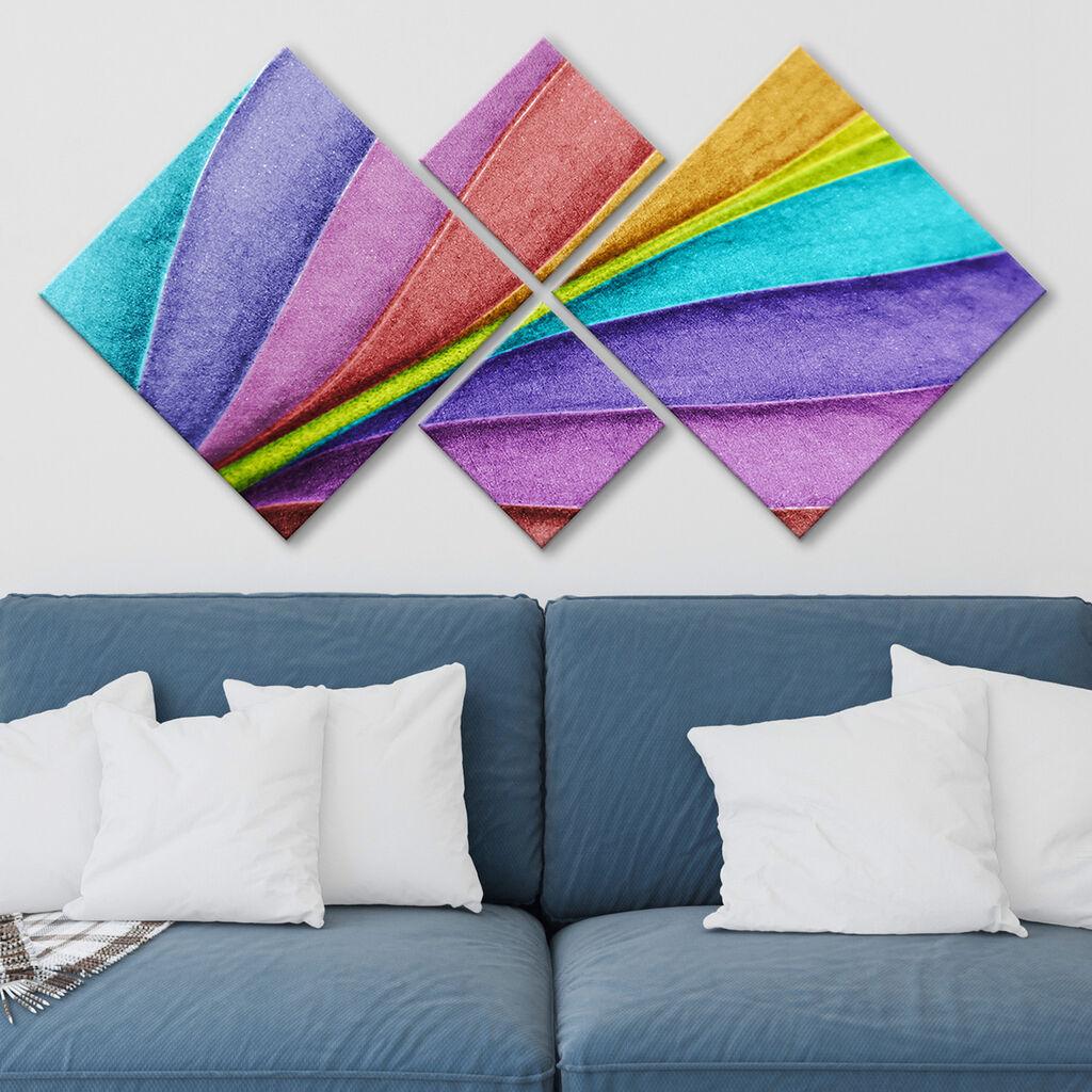 Слика Wallity 4MDF112306427, 60x115 см, 4 дела