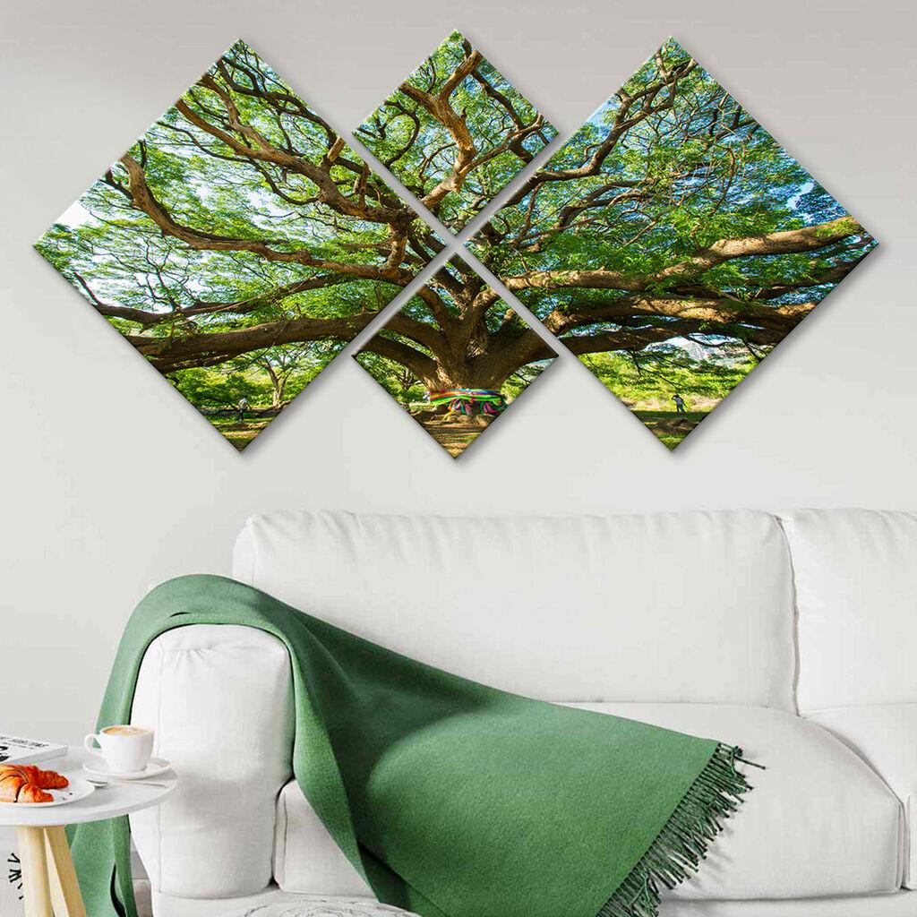 Слика Wallity 4MDF283263380, 60x115 см, 4 дела