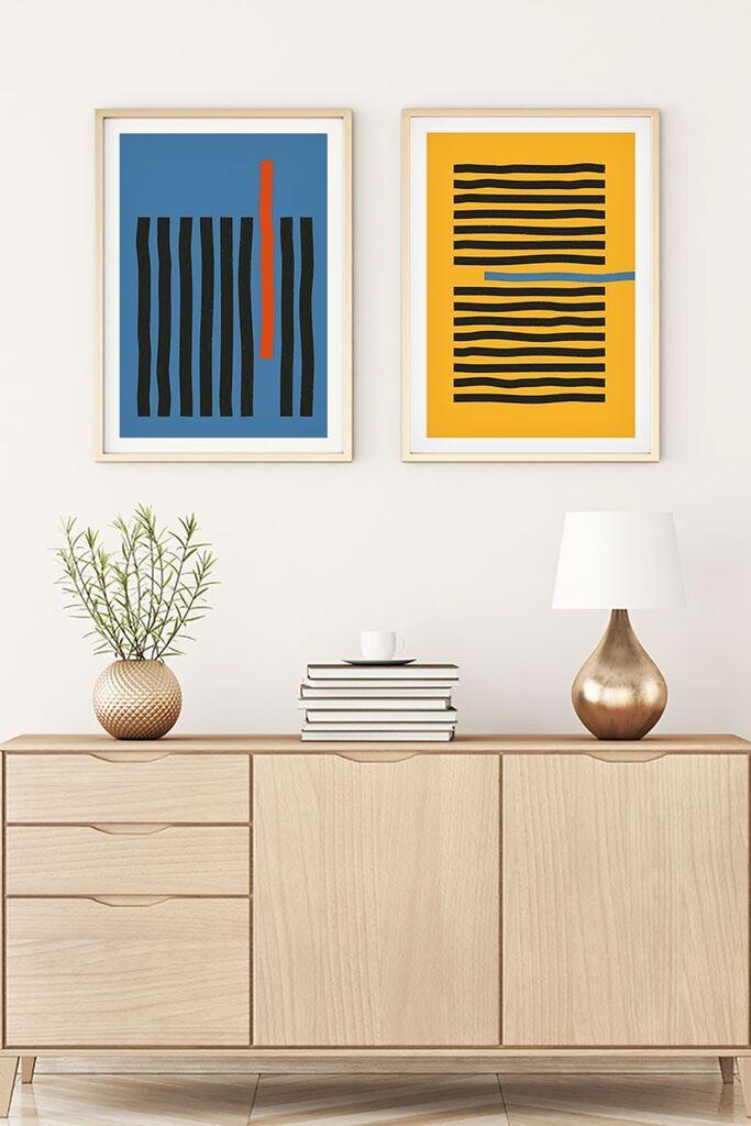 Слика во рамка Wallity Huhu128, 20x30 см, 2 дела