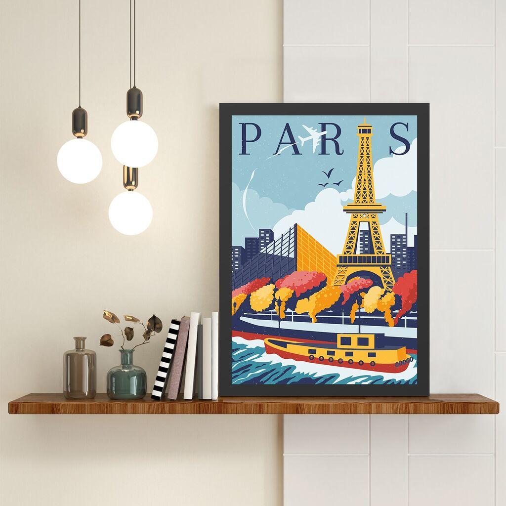 Слика во рамка Wallity Paris 4, 35x45 см