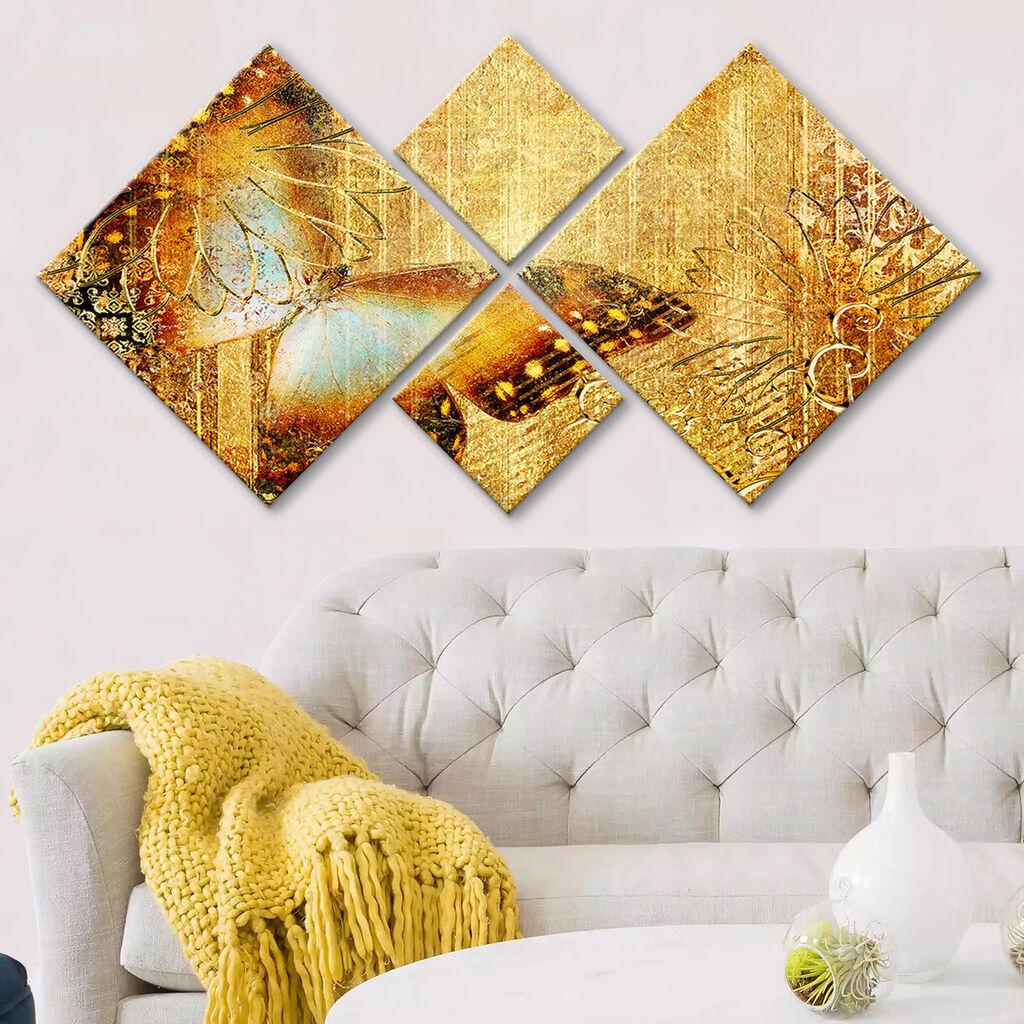 Слика Wallity 4MDF12768063, 60x115 см, 4 дела