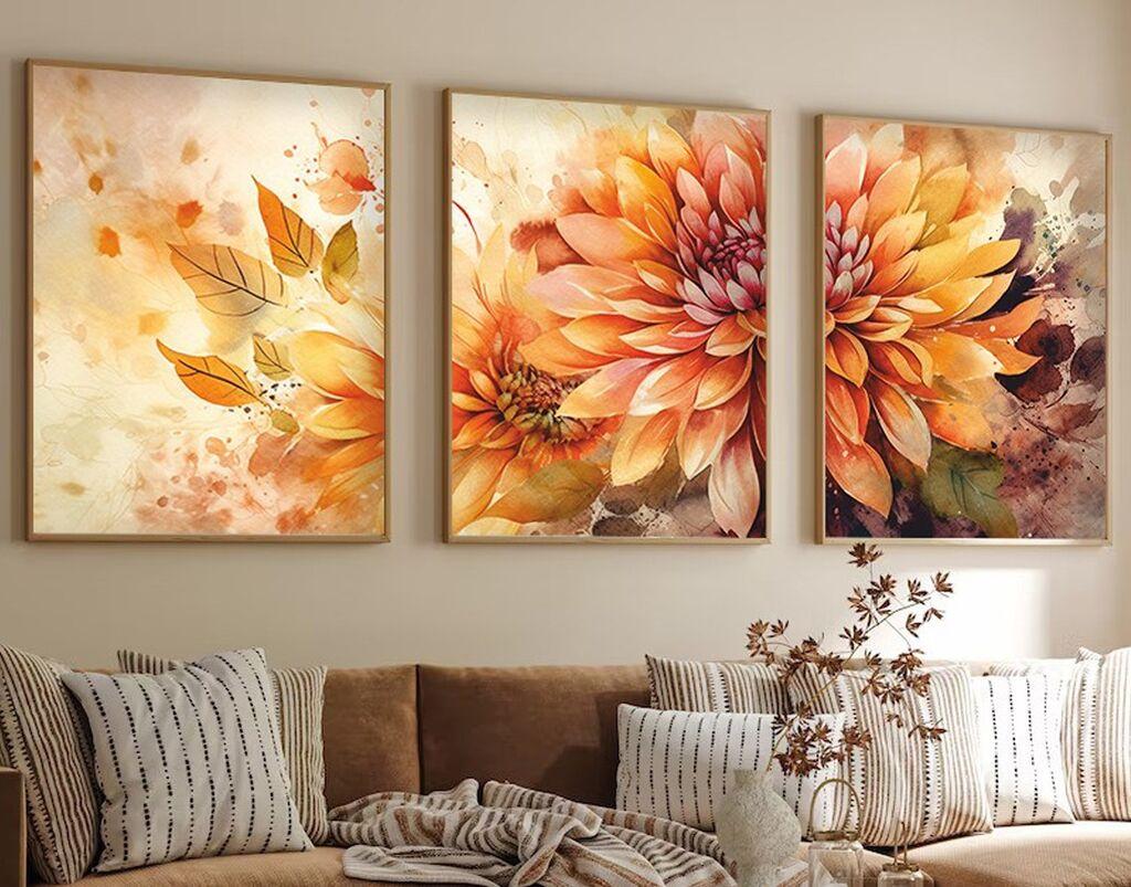 Слика во рамка Wallity Huhu220, 20x30 см, 3 дела