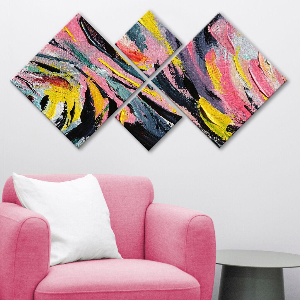 Слика Wallity 4MDF557030428, 60x115 см, 4 дела