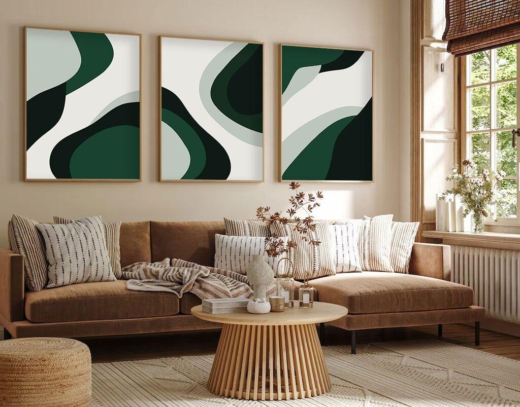 Слика во рамка Wallity Huhu204, 20x30 см, 3 дела