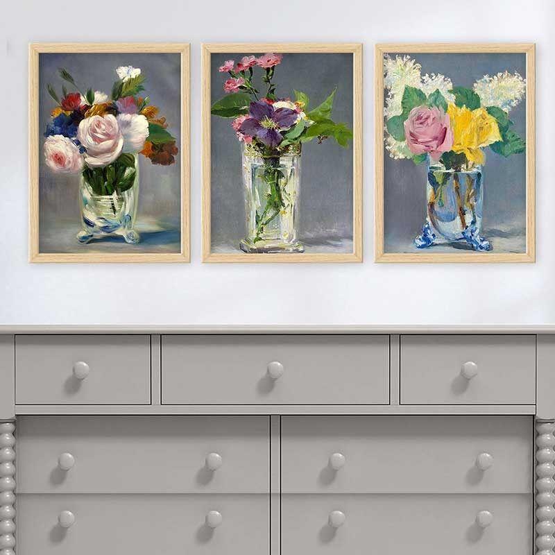 Слика во рамка Wallity 3NTC_UN7124565_5575, 55x75 см, 3 дела