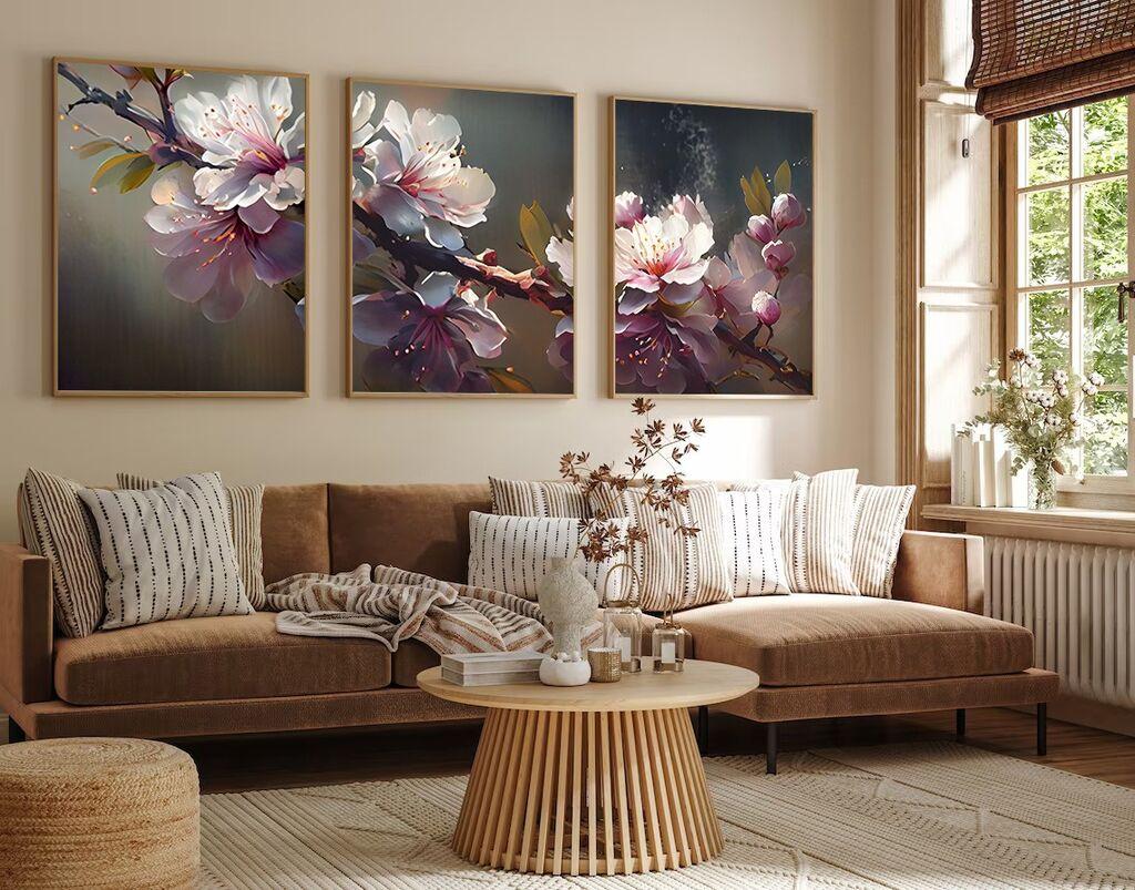 Слика во рамка Wallity Huhu222, 20x30 см, 3 дела