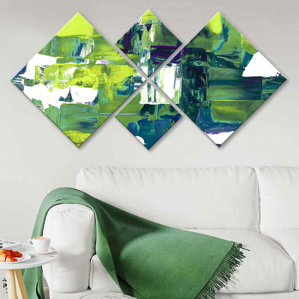 Слика Wallity 4MDF3809361, 60x115 см, 4 дела