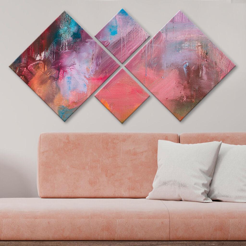 Слика Wallity 4MDF399986938, 60x115 см, 4 дела