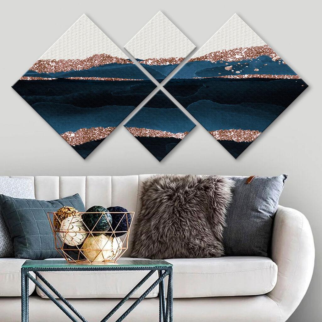 Слика Wallity 4MDF2052840, 60x115 см, 4 дела