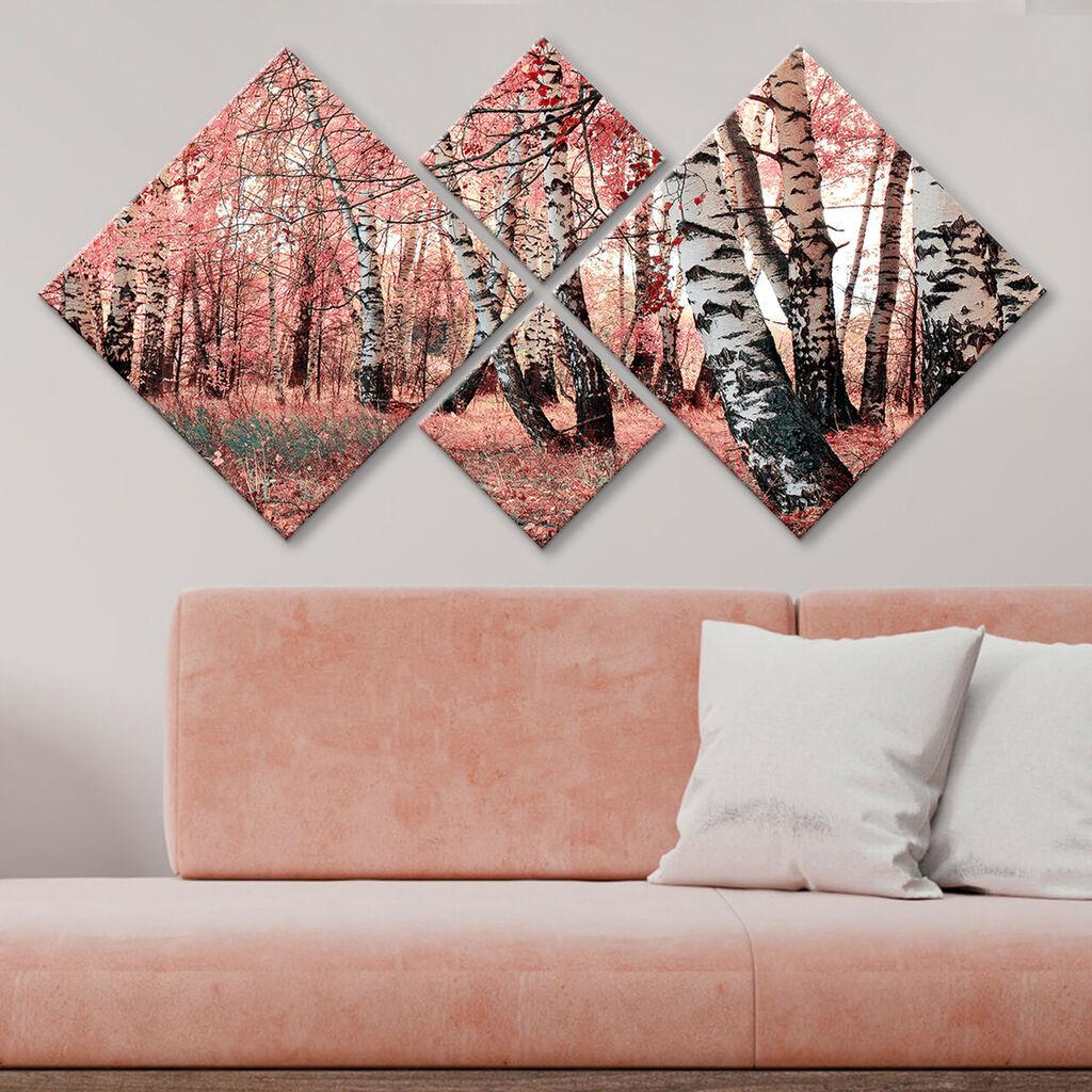 Слика Wallity 4MDF225102556, 60x115 см, 4 дела