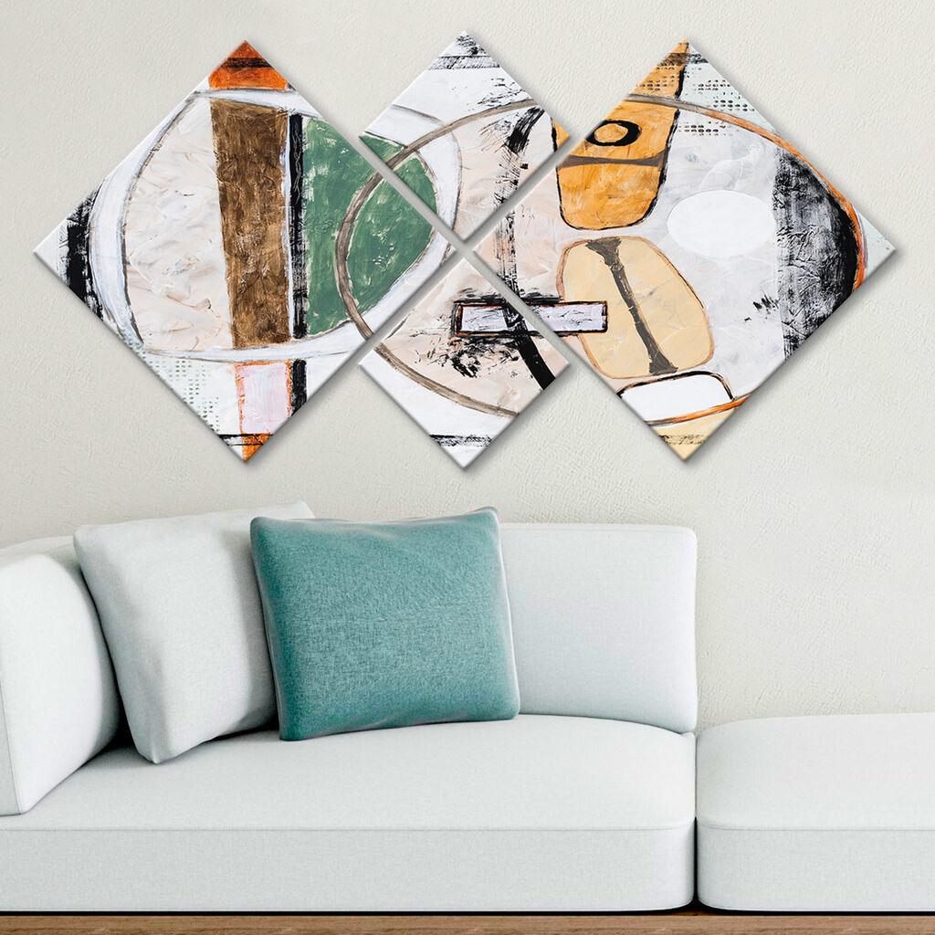 Слика Wallity 4MDF1808214109, 60x115 см, 4 дела