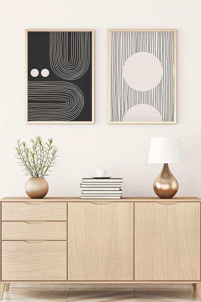 Слика во рамка Wallity Huhu87, 20x30 см, 2 дела