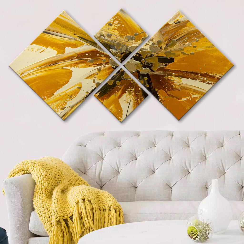 Слика Wallity 4MDF224895418, 60x115 см, 4 дела