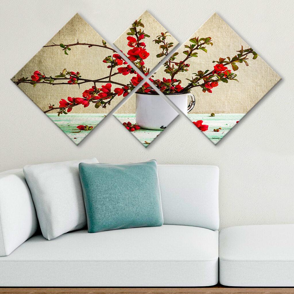 Слика Wallity 4MDF280552241, 60x115 см, 4 дела