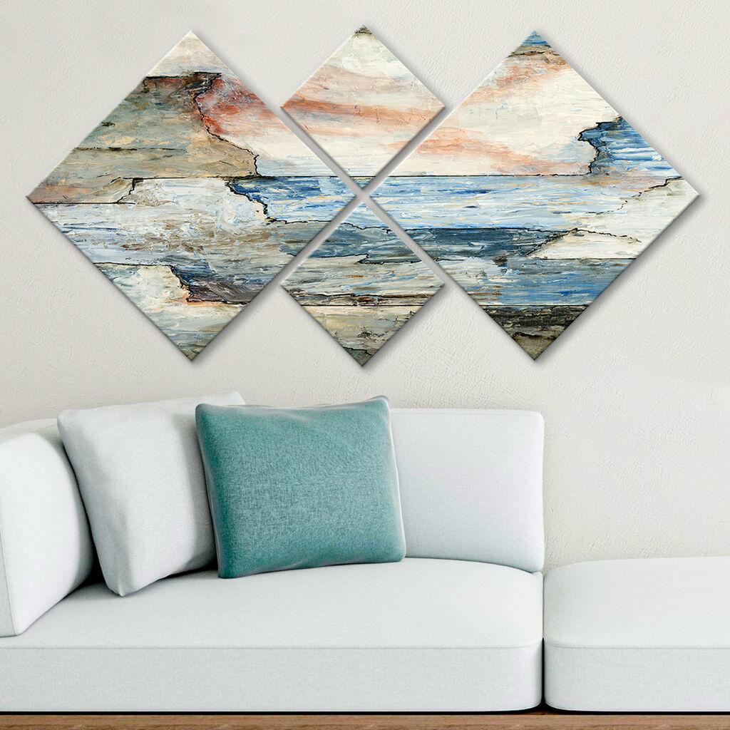 Слика Wallity 4MDF84654385, 60x115 см, 4 дела