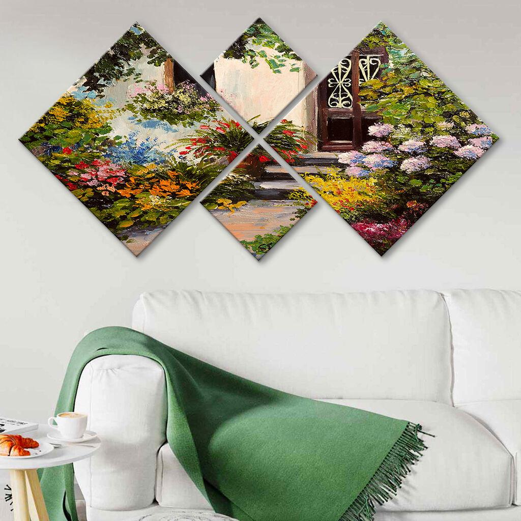 Слика Wallity 4MDF69246717, 60x115 см, 4 дела