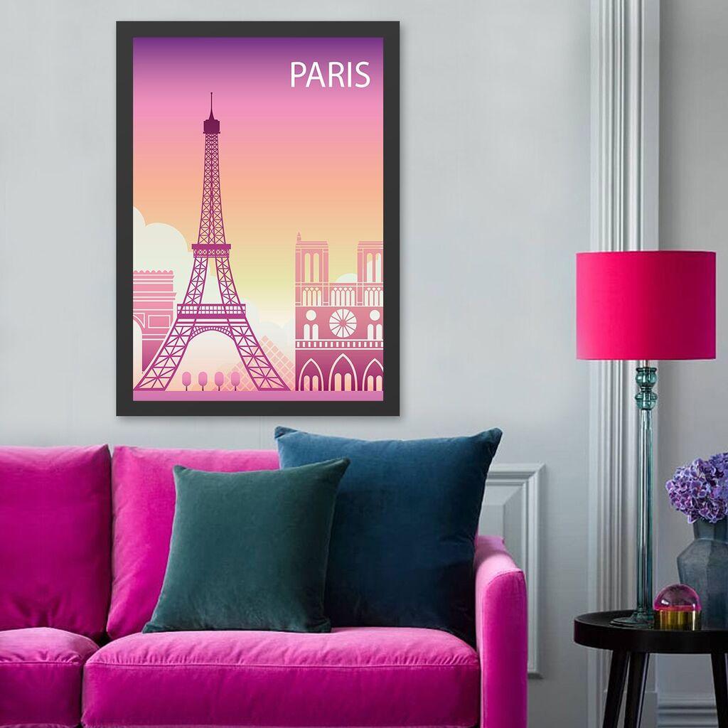 Слика во рамка Wallity Paris 3, 35x45 см