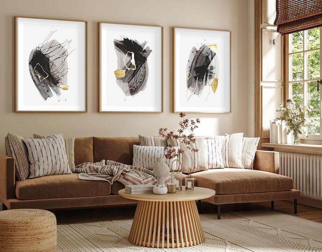 Слика во рамка Wallity Huhu208, 20x30 см, 3 дела