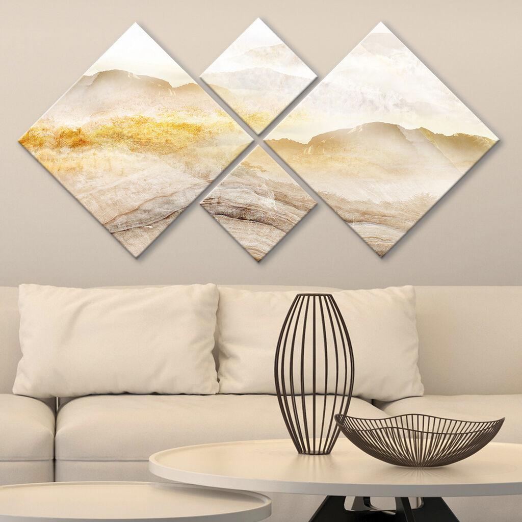 Слика Wallity 4MDF1662049060, 60x115 см, 4 дела