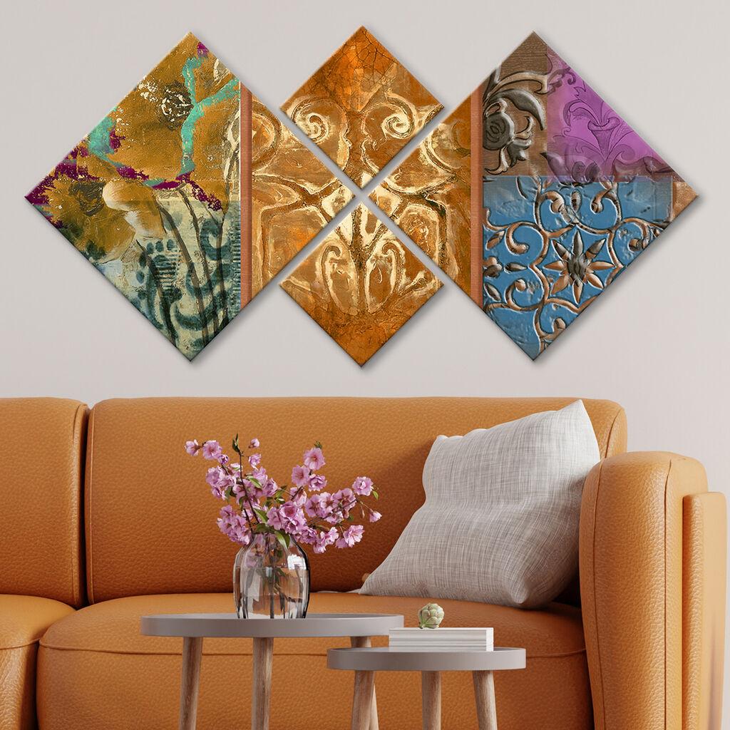 Слика Wallity 4MDF598600628, 60x115 см, 4 дела