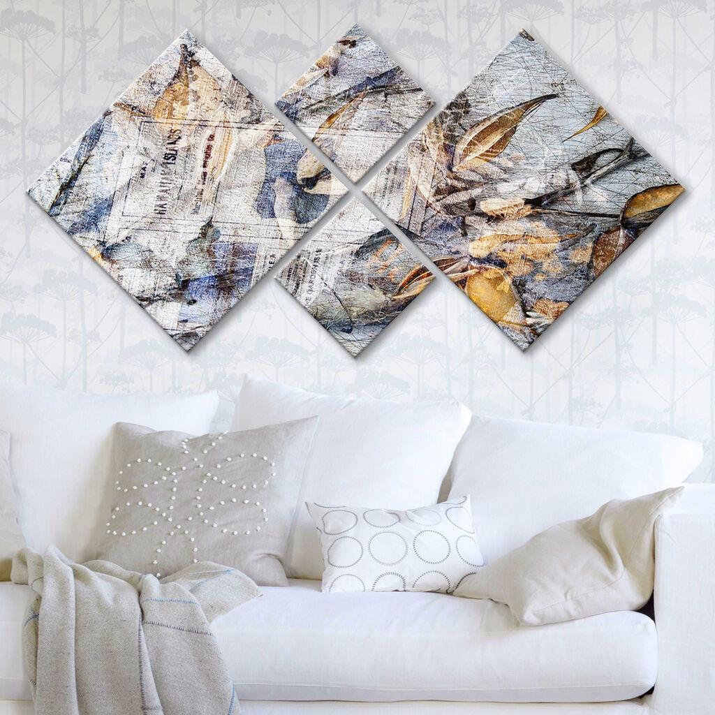 Слика Wallity 4MDF64795060, 60x115 см, 4 дела