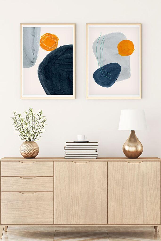 Wallity Huhu9 врамена слика, 50x70 см, 2 дела