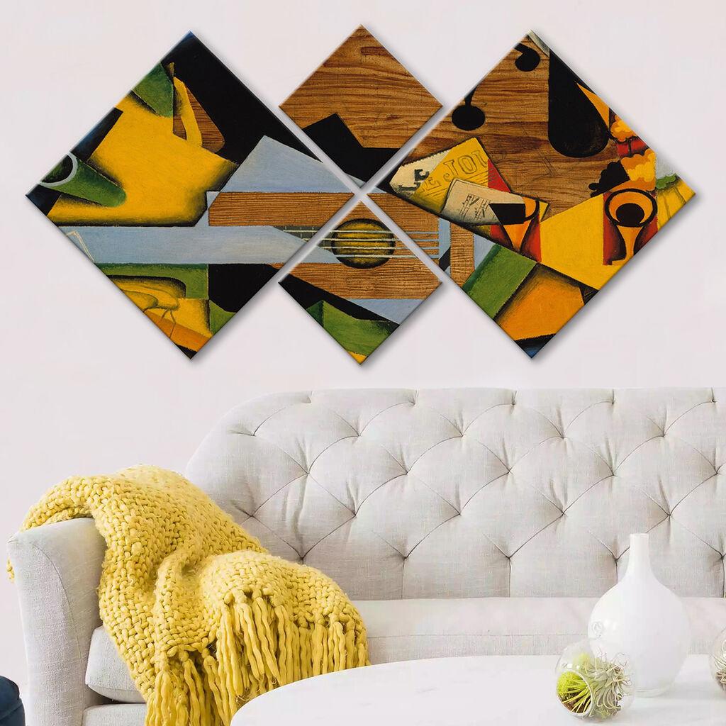 Слика Wallity 4MDF751011349, 60x115 см, 4 дела