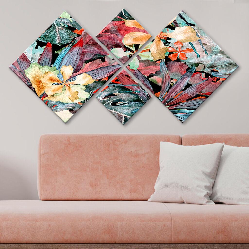 Слика Wallity 4MDF794486410, 60x115 см, 4 дела