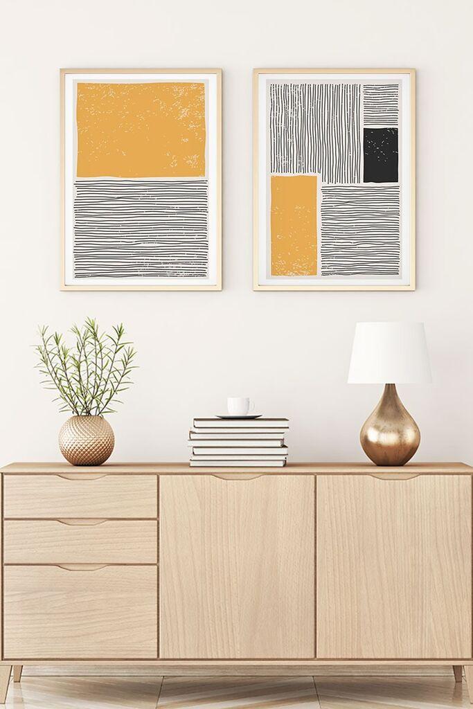 Слика во рамка Wallity Huhu130, 50x70 см, 2 дела