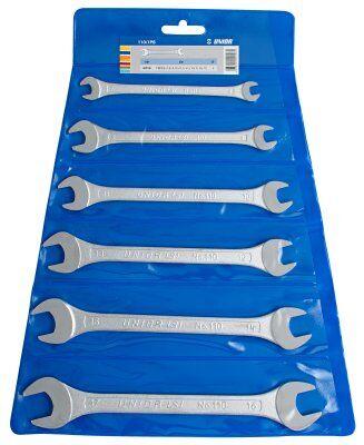 Unior Гарнитура вилушкасти клучеви 6-17/6 во фолија 110/1ПБ 600108