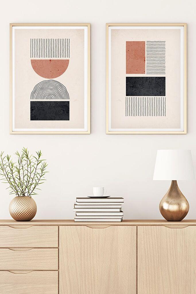 Слика во рамка Wallity Huhu28, 20x30 см, 2 дела