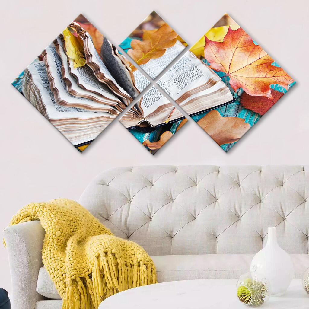 Слика Wallity 4MDF7208027, 60x115 см, 4 дела