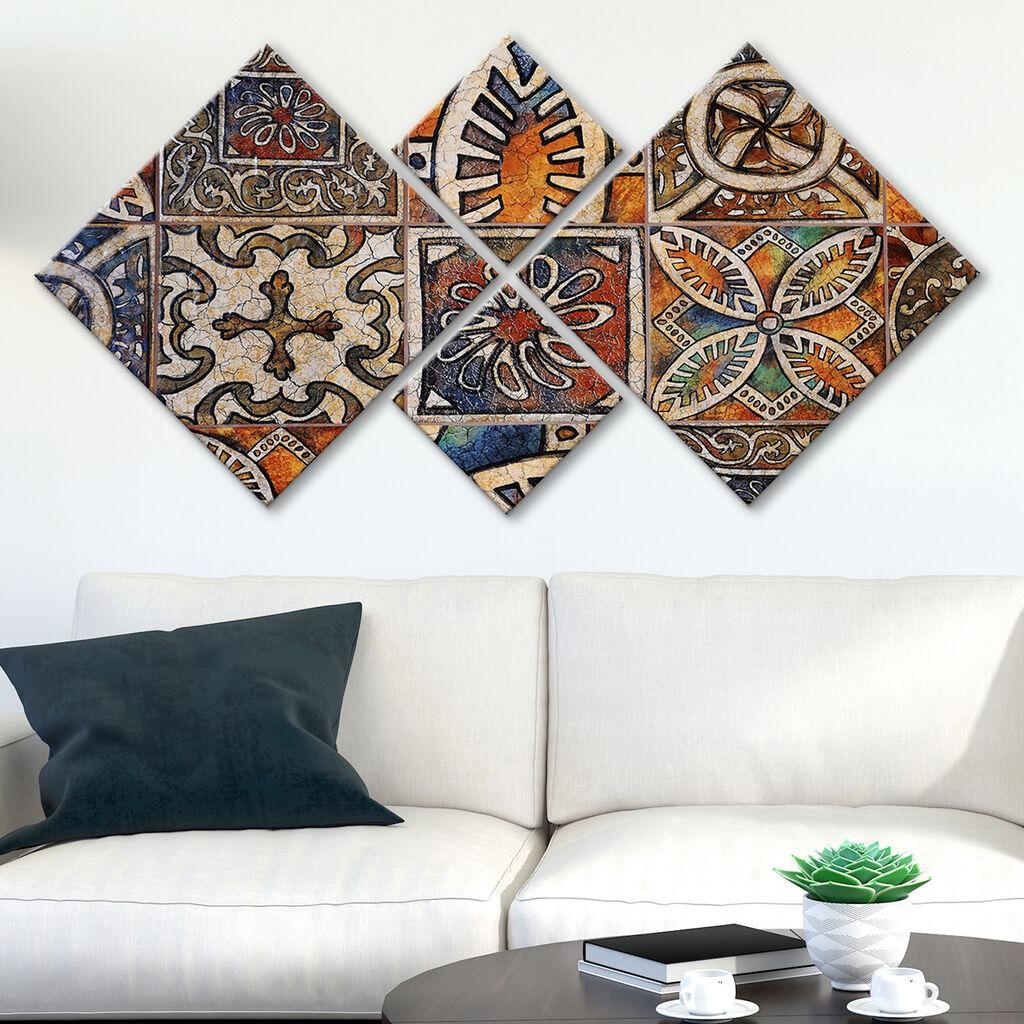 Слика Wallity 4MDF332685647, 60x115 см, 4 дела